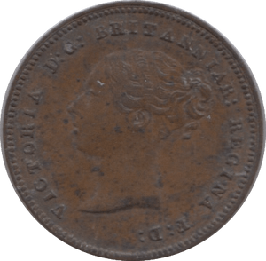 1843 HALF FARTHING ( EF ) 9 - Half Farthing - Cambridgeshire Coins