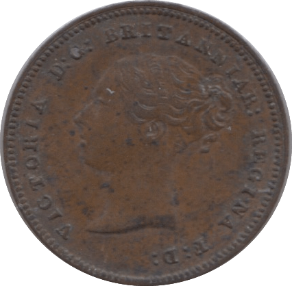 1843 HALF FARTHING ( EF ) 9 - Half Farthing - Cambridgeshire Coins