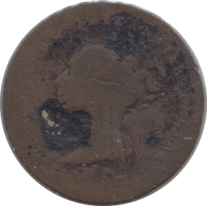 1843 HALF FARTHING ( FAIR ) 8 - Half Farthing - Cambridgeshire Coins