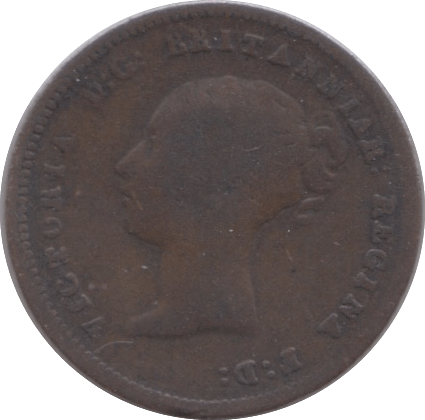 1843 HALF FARTHING ( FINE ) - Half Farthing - Cambridgeshire Coins