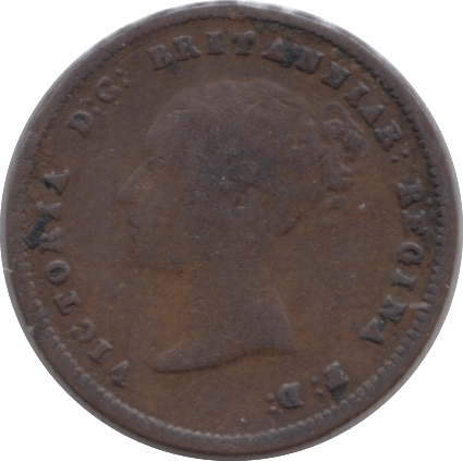 1843 HALF FARTHING ( GF ) 8 - Half Farthing - Cambridgeshire Coins