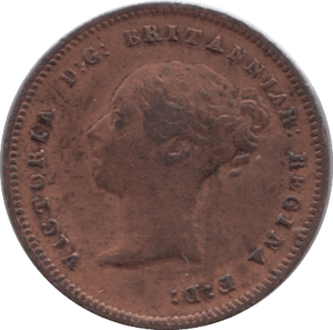 1843 HALF FARTHING ( GVF ) 7 - Half Farthing - Cambridgeshire Coins
