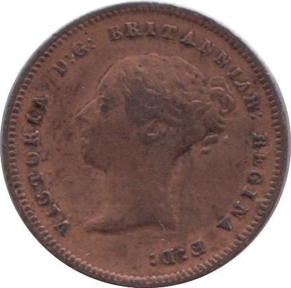 1843 HALF FARTHING ( GVF ) 7 - Half Farthing - Cambridgeshire Coins