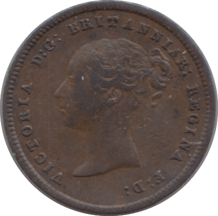 1843 HALF FARTHING ( GVF ) 8 - Half Farthing - Cambridgeshire Coins