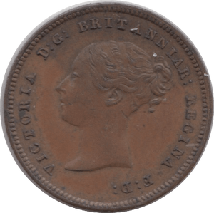 1843 HALF FARTHING ( UNC ) 1 - Cambridgeshire Coins