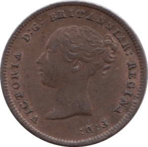 1843 HALF FARTHING ( UNC ) - Half Farthing - Cambridgeshire Coins