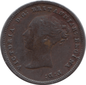 1843 HALF FARTHING ( VF ) 8 - Half Farthing - Cambridgeshire Coins