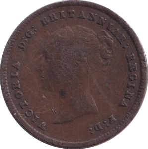 1843 HALF FARTHING ( VF ) - Half Farthing - Cambridgeshire Coins