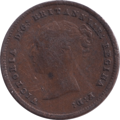 1843 HALF FARTHING ( VF ) - Half Farthing - Cambridgeshire Coins