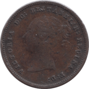 1843 HALF FARTHING ( VF ) - Half Farthing - Cambridgeshire Coins