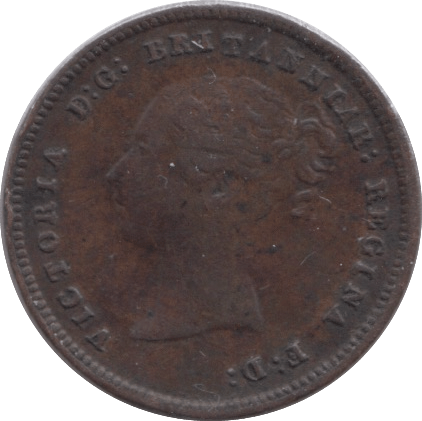 1843 HALF FARTHING ( VF ) - Half Farthing - Cambridgeshire Coins