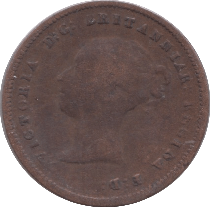 1843 HALF FARTHING ( VF ) - Half Farthing - Cambridgeshire Coins