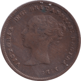 1843 HALF FARTHING ( VF ) - Half Farthing - Cambridgeshire Coins