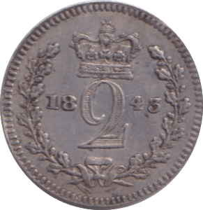 1843 MAUNDY TWOPENCE ( GVF ) - Maundy Coins - Cambridgeshire Coins
