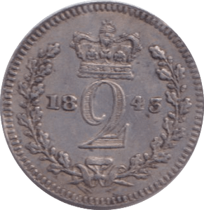 1843 MAUNDY TWOPENCE ( GVF ) - Maundy Coins - Cambridgeshire Coins