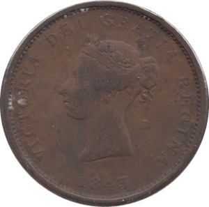 1843 NEW BRUNSWICK PENNY TOKEN - Token - Cambridgeshire Coins