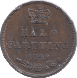 1843 ONE THIRD FARTHING ( GVF ) - One Third Farthing - Cambridgeshire Coins