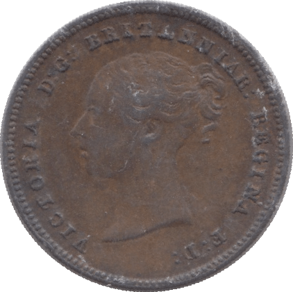 1843 ONE THIRD FARTHING ( GVF ) - One Third Farthing - Cambridgeshire Coins