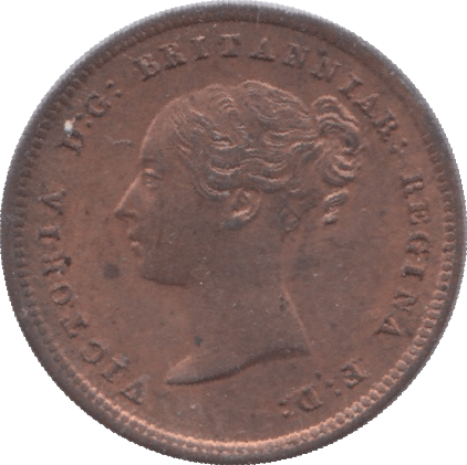 1843 ONE THIRD FARTHING ( UNC ) - One Third Farthing - Cambridgeshire Coins