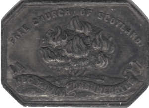 1843 TOKEN PARISH OF KILMARNOCK SCOTLAND SCOTTISH PEW TOKEN - Token - Cambridgeshire Coins