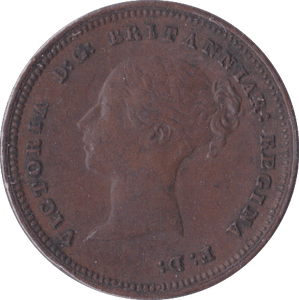 1843 HALF FARTHING ( EF ) C - Half Farthing - Cambridgeshire Coins