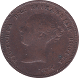 1843 HALF FARTHING ( GVF ) - Half Farthing - Cambridgeshire Coins