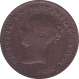 1843 HALF FARTHING ( GVF ) - Half Farthing - Cambridgeshire Coins