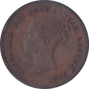 1843 HALF FARTHING ( EF ) B - Half Farthing - Cambridgeshire Coins