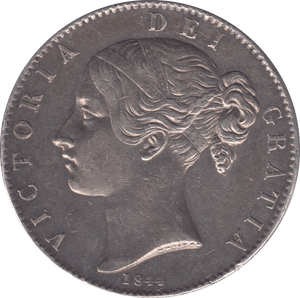 1844 CROWN ( AUNC ) STAR - Crown - Cambridgeshire Coins