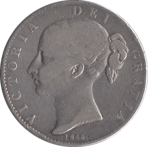 1844 CROWN ( FINE ) STAR STOP - Crown - Cambridgeshire Coins