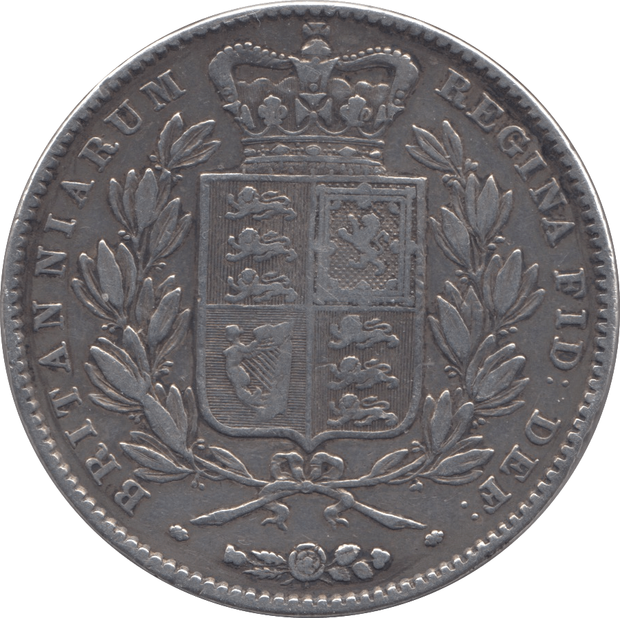 1844 CROWN ( GF ) - Crown - Cambridgeshire Coins