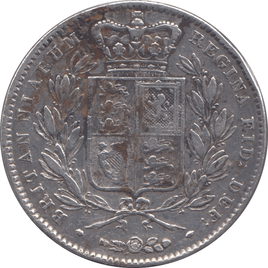 1844 CROWN ( GF ) - Crown - Cambridgeshire Coins