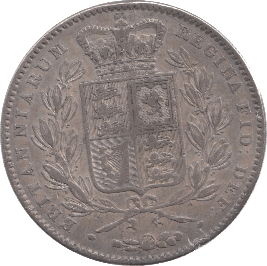 1844 CROWN ( GVF ) CINQ 20 - Crown - Cambridgeshire Coins