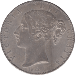 1844 CROWN ( GVF ) CINQ 20 - Crown - Cambridgeshire Coins