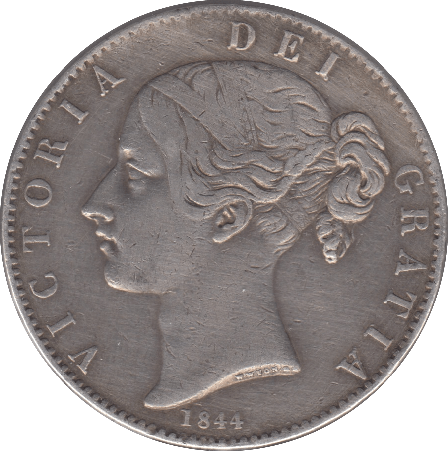 1844 CROWN ( GVF ) VIII - Crown - Cambridgeshire Coins