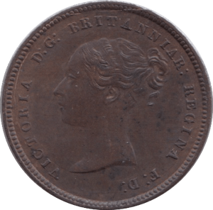 1844 HALF FARTHING ( AUNC ) 3 - Farthing - Cambridgeshire Coins