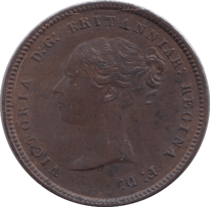 1844 HALF FARTHING ( AUNC ) 3 - Farthing - Cambridgeshire Coins