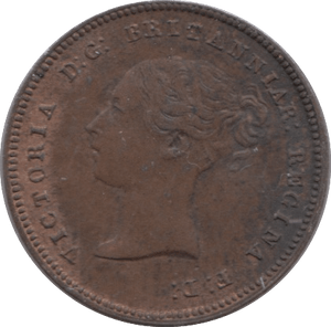 1844 HALF FARTHING ( AUNC ) 3 - Half Farthing - Cambridgeshire Coins