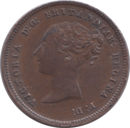 1844 HALF FARTHING ( EF ) 3 - Half Farthing - Cambridgeshire Coins