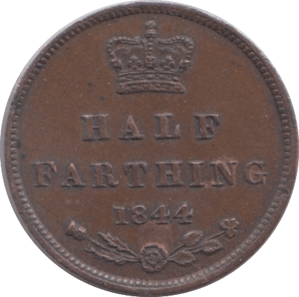 1844 HALF FARTHING ( EF ) 3 - Half Farthing - Cambridgeshire Coins