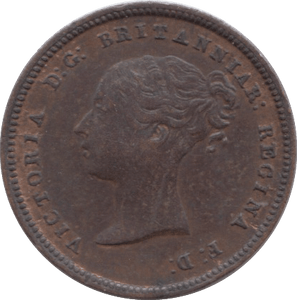 1844 HALF FARTHING ( EF ) 6 - Half Farthing - Cambridgeshire Coins