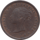 1844 HALF FARTHING ( EF ) 6 - Half Farthing - Cambridgeshire Coins