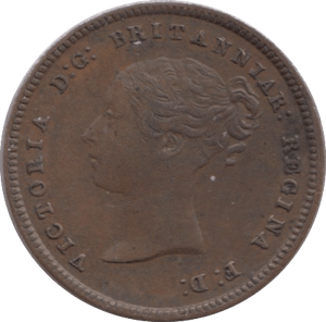 1844 HALF FARTHING ( EF ) 7 - Farthing - Cambridgeshire Coins