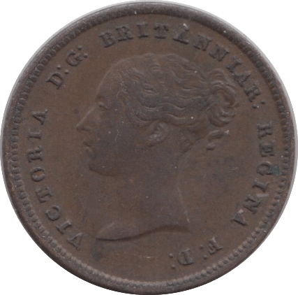 1844 HALF FARTHING ( EF ) 7 - Half Farthing - Cambridgeshire Coins