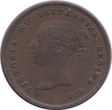 1844 HALF FARTHING ( EF ) 7 - Half Farthing - Cambridgeshire Coins