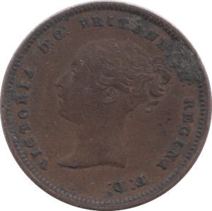 1844 HALF FARTHING ( EF ) 8 - Farthing - Cambridgeshire Coins