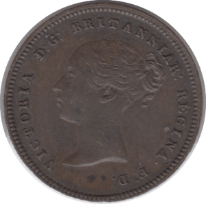 1844 HALF FARTHING ( EF ) 8 - Half Farthing - Cambridgeshire Coins