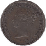 1844 HALF FARTHING ( EF ) 8 - Half Farthing - Cambridgeshire Coins