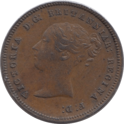 1844 HALF FARTHING ( EF ) - Farthing - Cambridgeshire Coins