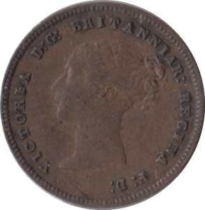 1844 HALF FARTHING ( EF ) - Half Farthing - Cambridgeshire Coins